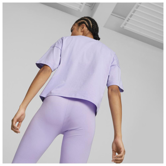 Puma Γυναικεία κοντομάνικη μπλούζα Cropped Puma Γυναικεία κοντομάνικη μπλούζα Cropped